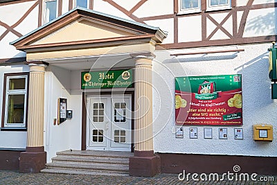 Thuringian Dumpling Theater in Friedrichroda Editorial Stock Photo